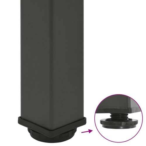 Noge za barski stol 4 kom. antracit 90-92 cm čelik - Antracit 90-92 cm (80 mm) 1 Cijena