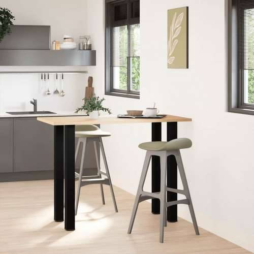 Noge za barski stol 4 kom Crne 100-102 cm Čelične - Crna 100-102 cm (80 mm) 1 Cijena
