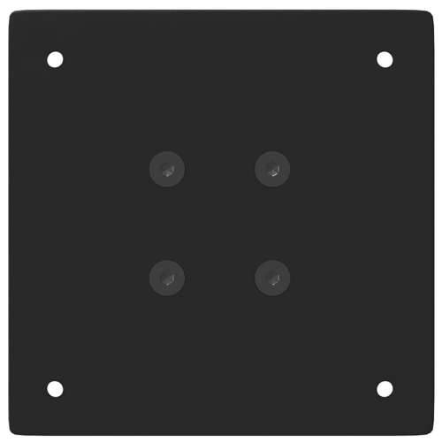 Noge za barski stol 4 kom Crne 100-102 cm Čelične - Crna 100-102 cm (80 mm) 1 Cijena