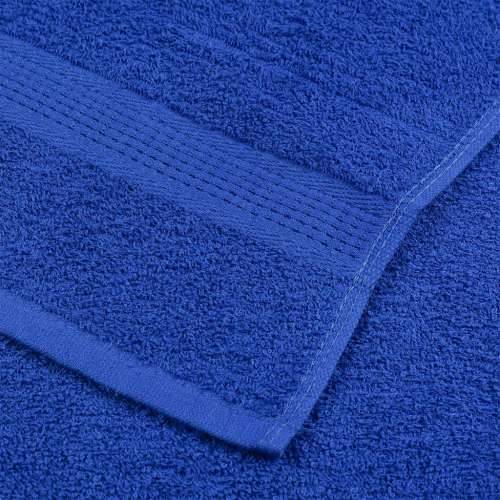 Ručnici 4 kom plavi 100 x 200 cm 360 gsm od 100 % pamuka - Plava 100 x 200 cm 4 Cijena