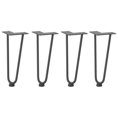 Noge s ukosnicama za stolić za kavu 4 kom. antracit 30 cm puni čelik - Antracit 30 cm 1 2 rods Cijena