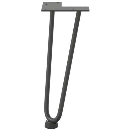 Noge s ukosnicama za stolić za kavu 4 kom. antracit 30 cm puni čelik - Antracit 30 cm 1 2 rods Cijena