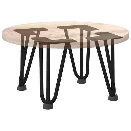 Noge s ukosnicama za stolić za kavu 4 kom. Crne 20 cm Puni čelik - Crna 20 cm 1 3 rods Cijena