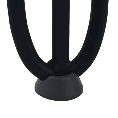 Noge s ukosnicama za stolić za kavu 4 kom. Crne 20 cm Puni čelik - Crna 20 cm 1 3 rods Cijena