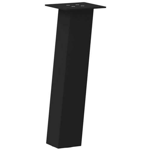 Noge za klub stolić 4 kom. Crne 42 cm Čelik - Crna 42 cm (80 mm) 1 Cijena