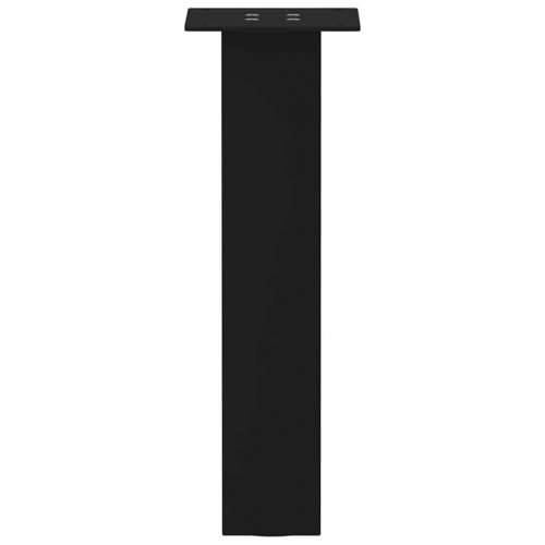 Noge za klub stolić 4 kom. Crne 42 cm Čelik - Crna 42 cm (80 mm) 1 Cijena