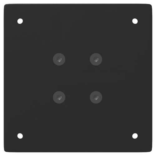 Noge za klub stolić 4 kom. Crne 42 cm Čelik - Crna 42 cm (80 mm) 1 Cijena