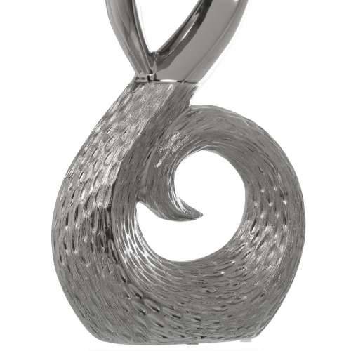 Ukrasna figura Alexandra House Living Srebrna Keramika 23,5 x 9 x 38 cm Cijena