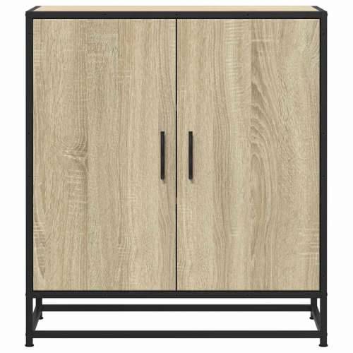 Komoda boja hrasta 68x35x76 cm konstruirano drvo i metal - sonoma hrast 1 Cijena