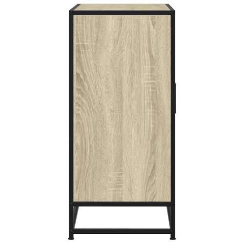 Komoda boja hrasta 68x35x76 cm konstruirano drvo i metal - sonoma hrast 1 Cijena