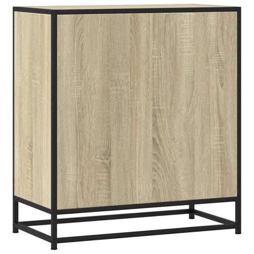 Komoda boja hrasta 68x35x76 cm konstruirano drvo i metal - sonoma hrast 1 Cijena