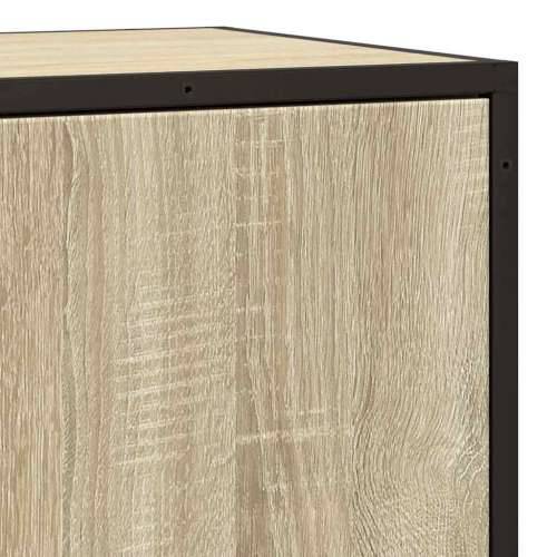 Komoda boja hrasta 68x35x76 cm konstruirano drvo i metal - sonoma hrast 1 Cijena