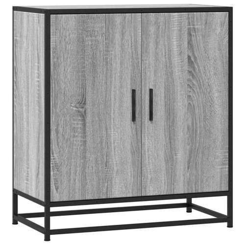 Komoda boja hrasta sonome 68x35x76 cm konstruirano drvo metal - Sivi hrast sonoma 1 Cijena