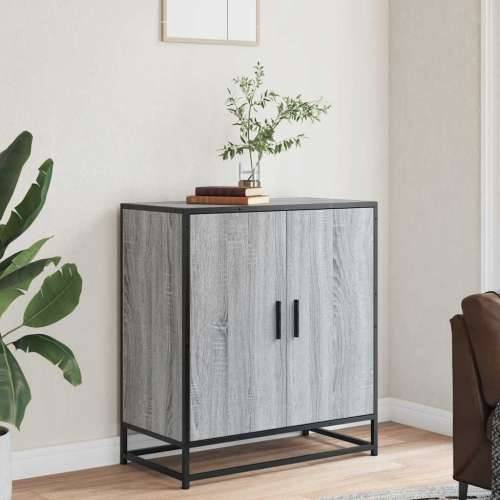 Komoda boja hrasta sonome 68x35x76 cm konstruirano drvo metal - Sivi hrast sonoma 1 Cijena