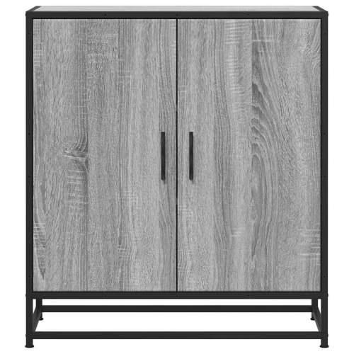 Komoda boja hrasta sonome 68x35x76 cm konstruirano drvo metal - Sivi hrast sonoma 1 Cijena