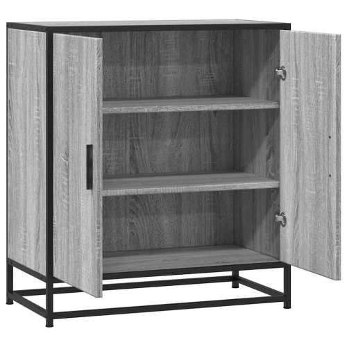 Komoda boja hrasta sonome 68x35x76 cm konstruirano drvo metal - Sivi hrast sonoma 1 Cijena