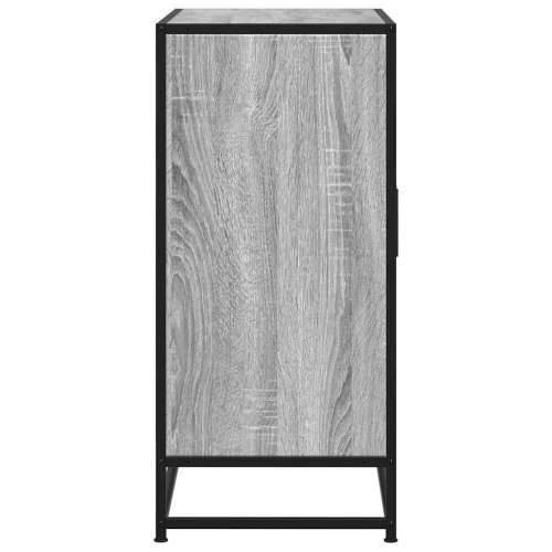 Komoda boja hrasta sonome 68x35x76 cm konstruirano drvo metal - Sivi hrast sonoma 1 Cijena