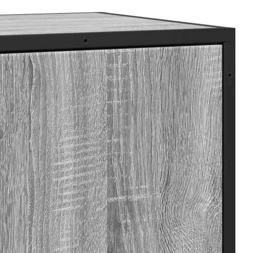 Komoda boja hrasta sonome 68x35x76 cm konstruirano drvo metal - Sivi hrast sonoma 1 Cijena