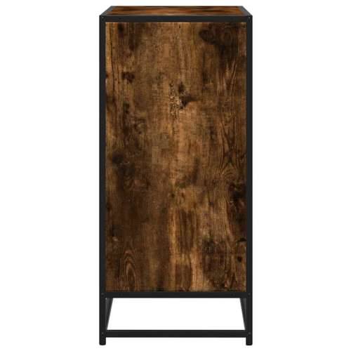 Komoda boja hrasta 68x35x76 cm konstruirano drvo i metal - Dimljeni hrast 1 Cijena