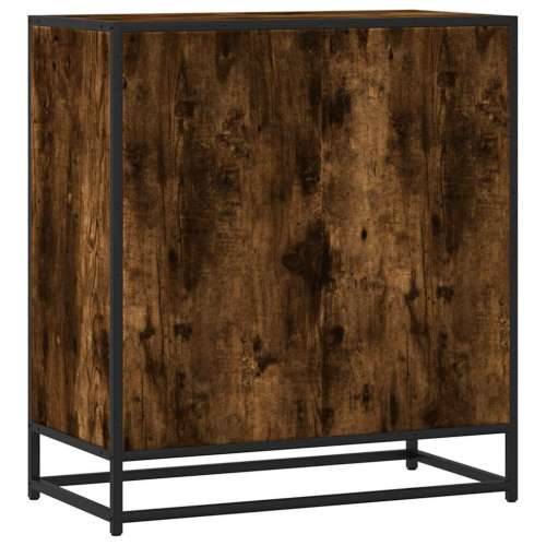 Komoda boja hrasta 68x35x76 cm konstruirano drvo i metal - Dimljeni hrast 1 Cijena