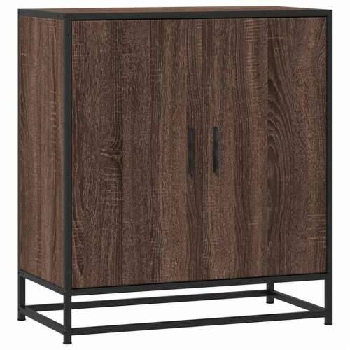 Komoda boja hrasta 68x35x76 cm konstruirano drvo i metal - Smeđi hrast 1 Cijena