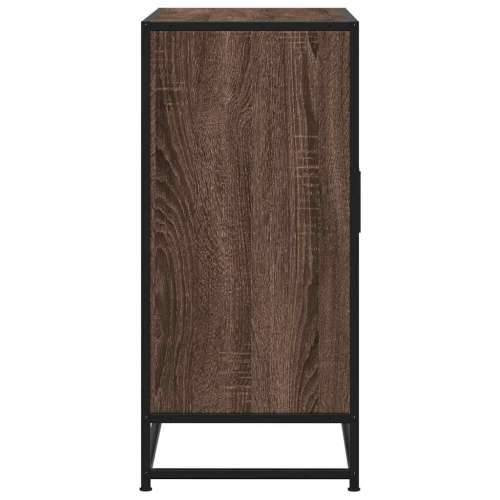 Komoda boja hrasta 68x35x76 cm konstruirano drvo i metal - Smeđi hrast 1 Cijena