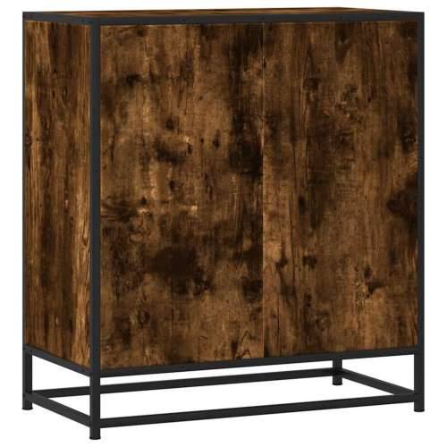 Komoda boja hrasta 68x35x76 cm konstruirano drvo i metal - Dimljeni hrast 1 Cijena