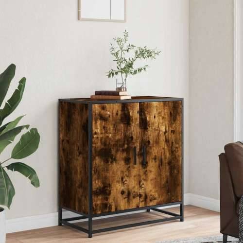Komoda boja hrasta 68x35x76 cm konstruirano drvo i metal - Dimljeni hrast 1 Cijena