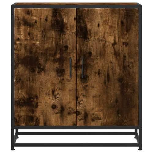 Komoda boja hrasta 68x35x76 cm konstruirano drvo i metal - Dimljeni hrast 1 Cijena