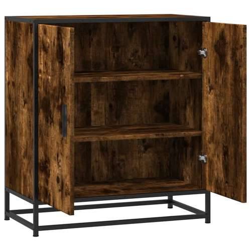 Komoda boja hrasta 68x35x76 cm konstruirano drvo i metal - Dimljeni hrast 1 Cijena