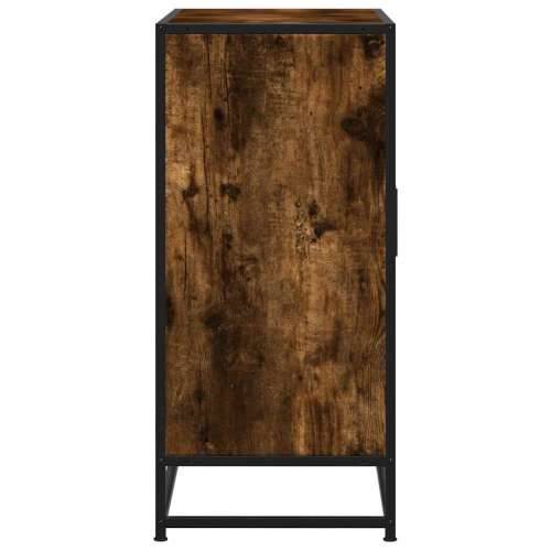 Komoda boja hrasta 68x35x76 cm konstruirano drvo i metal - Dimljeni hrast 1 Cijena