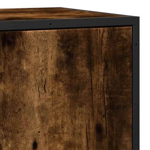 Komoda boja hrasta 68x35x76 cm konstruirano drvo i metal - Dimljeni hrast 1 Cijena