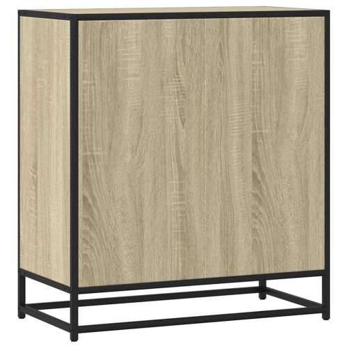 Komoda boja hrasta 68x35x76 cm konstruirano drvo i metal - sonoma hrast 1 Cijena