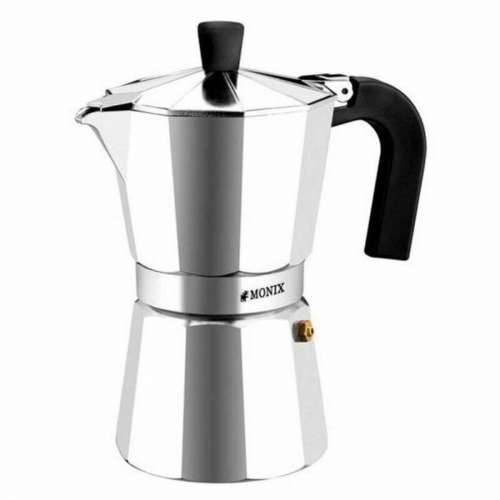 Talijanska Moka za Kavu Monix M620003 Čelik Aluminij 3 Tasītes Cijena