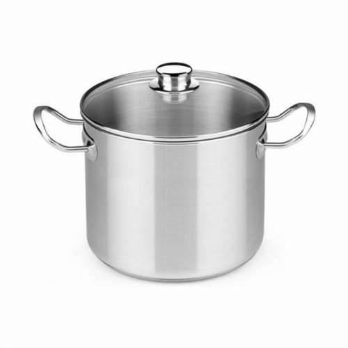 Posuda sa staklenim poklopcem BRA D219485 6,5 L Nehrđajući Čelik Čelik Metal Nehrđajući Čelik 18/10 Cijena