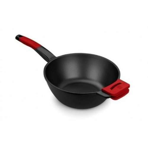 Tava za Wok BRA A412028 Crvena/Crna Ø 28 cm Nehrđajući Čelik (1 kom.) (Ø 28 cm) Cijena