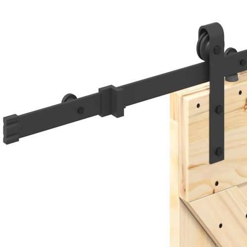 Klizna vrata s priborom za montažu 70 x 210 cm masivna borovina - 70 x 210 cm (213.5 cm) 1 Trokutasti Cijena