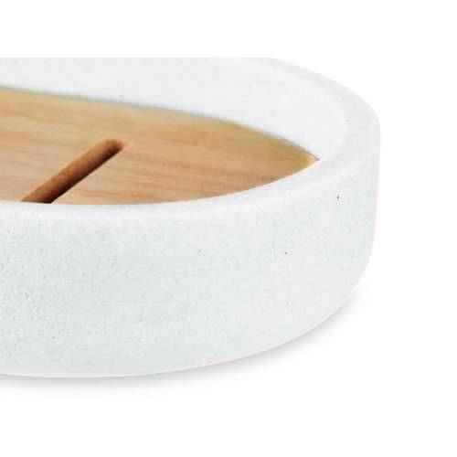 Porte-savon Berilo B5456BC-4 - 455 Bijela Smola Bambus 12,5 x 2,5 x 8,5 cm (6 kom.) Cijena