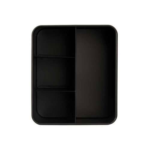Višenamjenska Košara Komada Pribora za Jelo Crna Metal 18 x 13,3 x 15,3 cm (6 kom.) Cijena