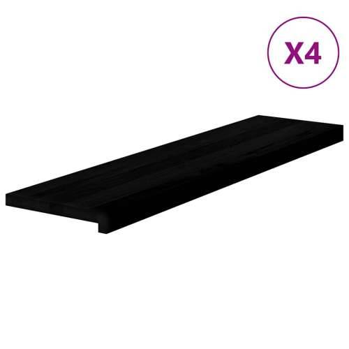 Gazišta stepenice 4 kom tamnosmeđi 100x25x2 cm masivna hrast - Tamno smeđa 100 x 25 x 2 cm 4 Cijena