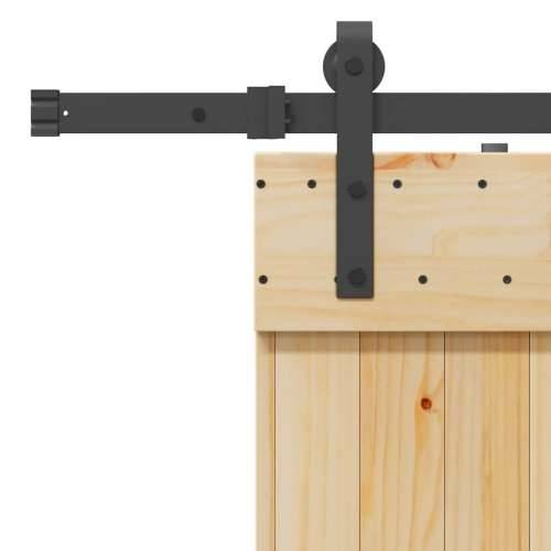Klizna vrata s priborom za montažu 70 x 210 cm masivna borovina - 70 x 210 cm (213.5 cm) 1 Cijena
