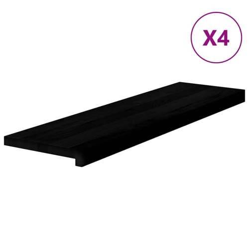 Gazišta stepenice 4 kom tamnosmeđi 90x25x2 cm masivna hrast - Tamno smeđa 90 x 25 x 2 cm 4 Cijena