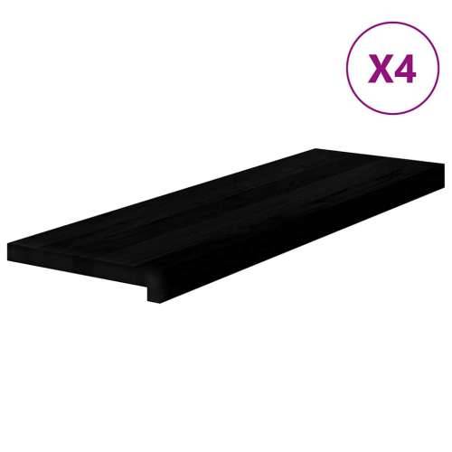Gazišta stepenice 4 kom tamnosmeđi 80x30x2 cm masivna hrast - Tamno smeđa 80 x 30 x 2 cm 4 Cijena