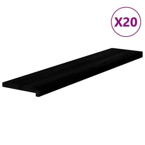 Gazišta stepenice 20 kom tamnosmeđi 120x30x2 cm masivna hrast - Tamno smeđa 120 x 30 x 2 cm 20 Cijena
