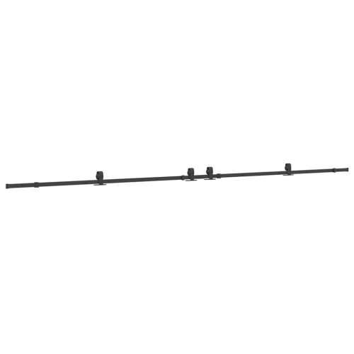 Gornja vodilica za klizna vrata 427 cm čelični crni - 213 cm 1 Cijena