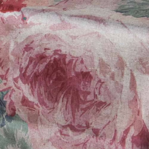 Nadstolnjak Alexandra House Living Roza Textil 180 x 30 cm Baršun Cvjetni Cijena