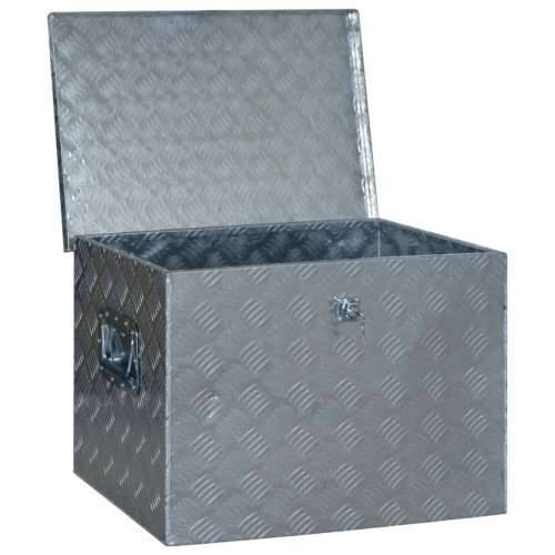 Aluminijska kutija 610 x 430 x 455 mm srebrna Cijena