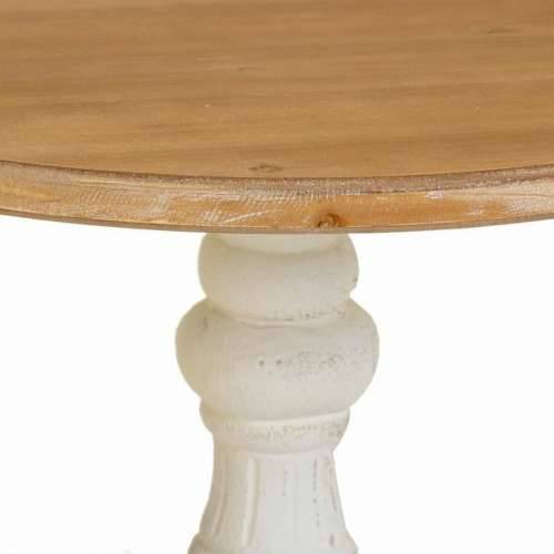 Stolić za dnevni boravak Alexandra House Living Bijela Jelovina Drvo MDF 66 x 81 x 66 cm Cijena
