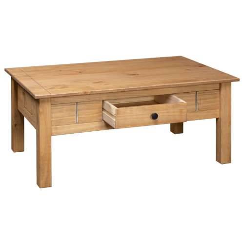 Stolić za kavu od borovine 100 x 60 x 45 cm asortiman Panama - Smeđa 1 Cijena