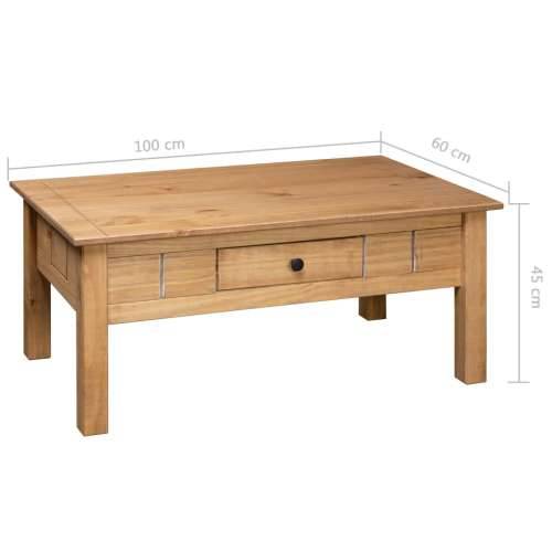 Stolić za kavu od borovine 100 x 60 x 45 cm asortiman Panama - Smeđa 1 Cijena